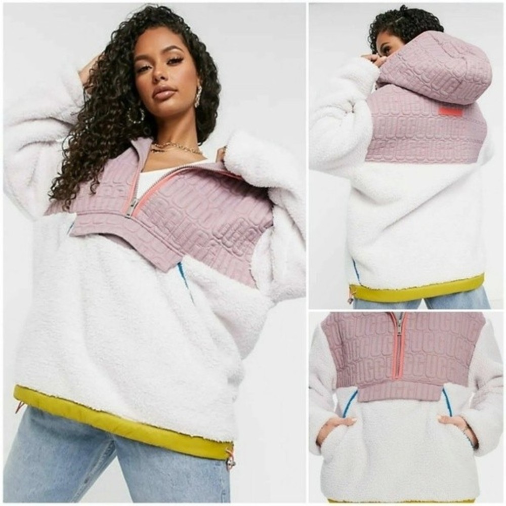 NEW UGG Women’s Iggy Sherpa Pullover Size Small UGG Hoodie $198 NEW